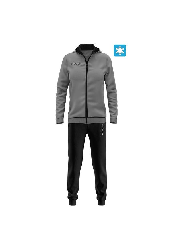 Givova - Damski dres GIVOVA King Star Felpa XL. Kolor: czarny, różowy, wielokolorowy. Materiał: dresówka