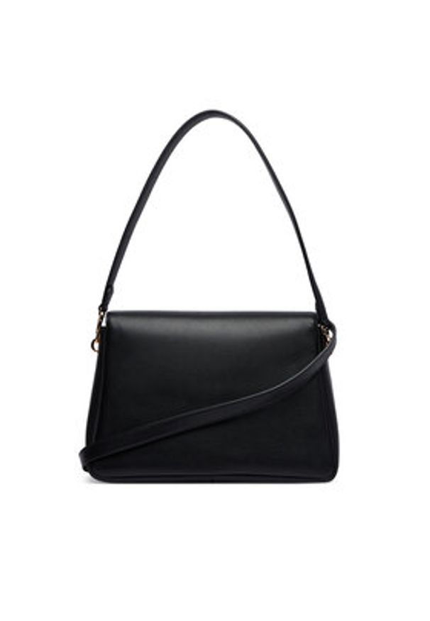 Tory Burch Torebka Charlie 180726 Czarny. Kolor: czarny. Materiał: skórzane