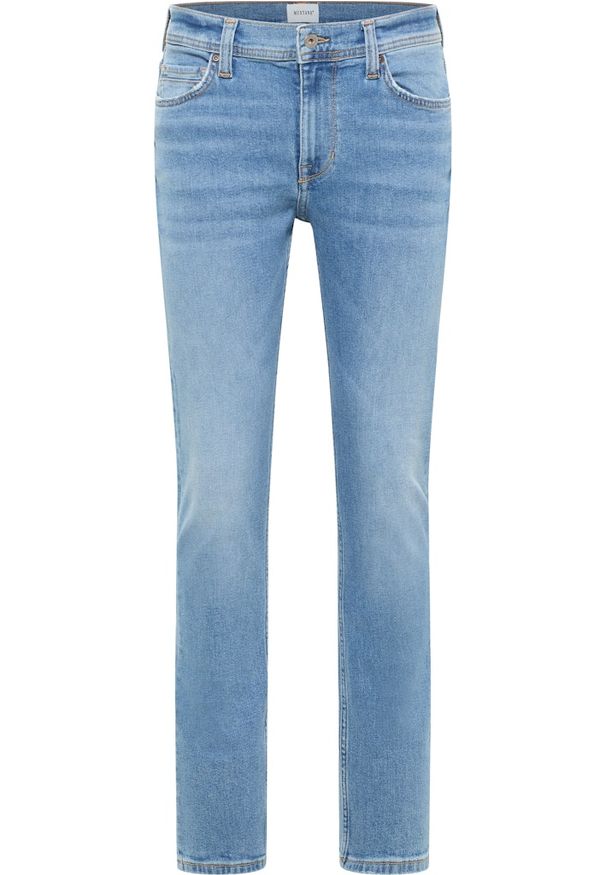 Męskie Spodnie Jeansowe Mustang Style Vegas Slim Denim Blue 1016310 5000 213