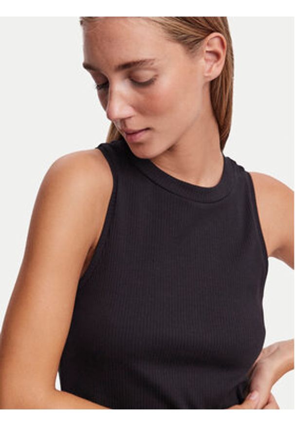 Vero Moda Sukienka letnia Lavender 10230437 Czarny Slim Fit. Kolor: czarny. Materiał: bawełna. Sezon: lato