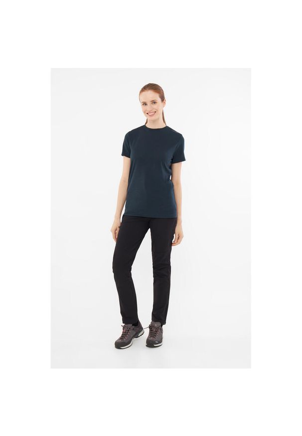 Viking - T-shirt damski VIKING Salen Lady Merino. Kolor: niebieski