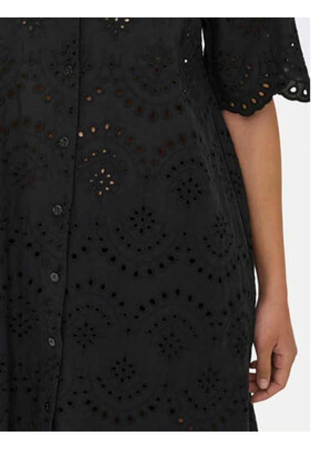 only - ONLY Sukienka letnia Valais 15357653 Czarny Regular Fit. Kolor: czarny. Materiał: bawełna. Sezon: lato