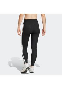 Adidas - Legginsy fitness damskie ADIDAS. Stan: podwyższony. Materiał: materiał. Technologia: ClimaCool (Adidas). Sport: fitness
