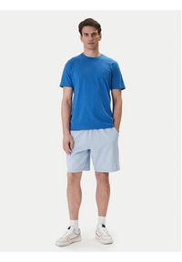 TOMMY HILFIGER - Tommy Hilfiger Szorty sportowe Logo MW0MW43068 Błękitny Regular Fit. Kolor: niebieski. Materiał: bawełna. Styl: sportowy #2