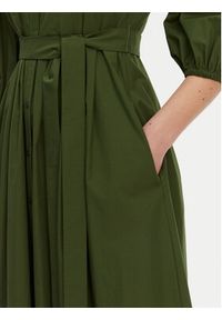 Weekend Max Mara Sukienka koszulowa Kenita 2515221202 Zielony Regular Fit. Kolor: zielony. Materiał: bawełna. Typ sukienki: koszulowe