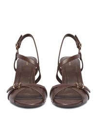 Gino Rossi - GINO ROSSI Sandały EO-GL15-986-1 Brązowy. Kolor: brązowy. Materiał: skóra #2