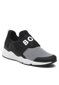 BOSS - Boss Sneakersy J29296 S Czarny. Kolor: czarny. Materiał: materiał #1