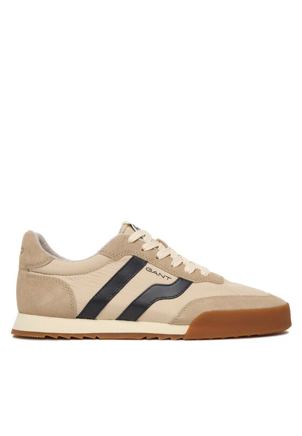 GANT - Gant Sneakersy 32633172 Beżowy. Kolor: beżowy. Materiał: skóra, zamsz