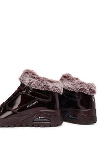 skechers - Skechers Botki Uno Rugged 168126/BURG Bordowy. Kolor: czerwony. Materiał: skóra #4