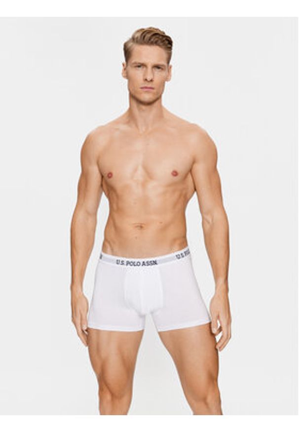 U.S. Polo Assn. Bokserki 80450 Biały. Kolor: biały. Materiał: bawełna, syntetyk