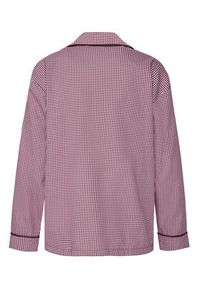 United Colors of Benetton - United Colors Of Benetton Koszulka piżamowa 4MYG3M00D Bordowy Regular Fit. Kolor: czerwony. Materiał: bawełna #5