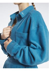 Reebok Bluza Reebok Classics Reverse Fleece Layer HS0389 Błękitny. Kolor: niebieski. Materiał: bawełna #4