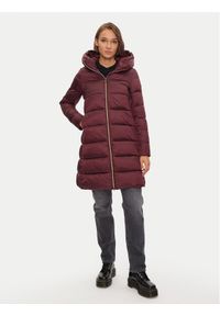 Save The Duck Płaszcz zimowy D40279W IRIS19 Bordowy Regular Fit. Kolor: czerwony. Materiał: syntetyk. Sezon: zima