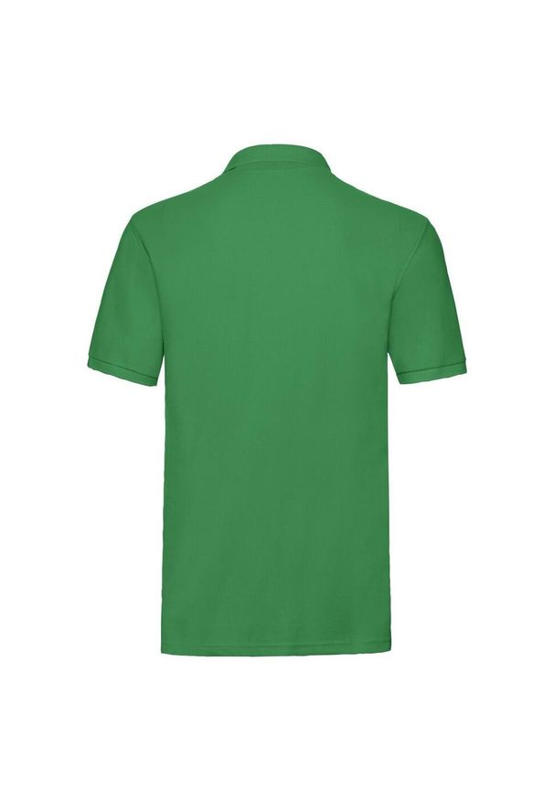 FRUIT OF THE LOOM - Męska Koszulka Polo Premium. Typ kołnierza: polo. Kolor: zielony