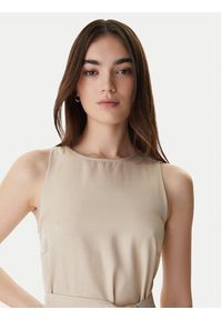 Marella Sukienka letnia Acerbi 2615221091 Beżowy Regular Fit. Kolor: beżowy. Materiał: wiskoza. Sezon: lato #3