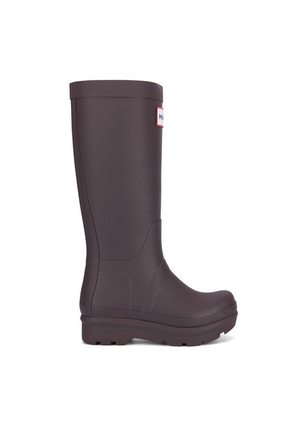Hunter Kalosze HFW-008 Bordowy. Kolor: czerwony. Materiał: kauczuk