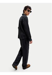 Jack & Jones Chinosy St. Karl 12253120 Czarny Loose Leg. Kolor: czarny. Materiał: len #4