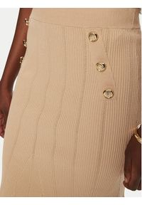 Marciano Guess Spódnica midi 5RGD07 5810Z Beżowy Regular Fit. Kolor: beżowy. Materiał: wiskoza #5