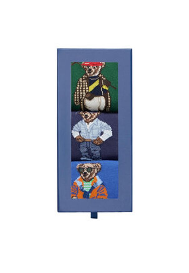 Polo Ralph Lauren Skarpety długie 449P14712001 Kolorowy. Materiał: bawełna. Wzór: kolorowy