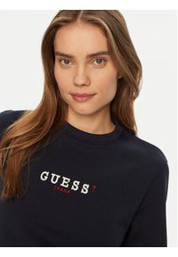 Guess Jeans Bluza W5RQ28 K68I4 Granatowy Regular Fit. Kolor: niebieski. Materiał: bawełna #2