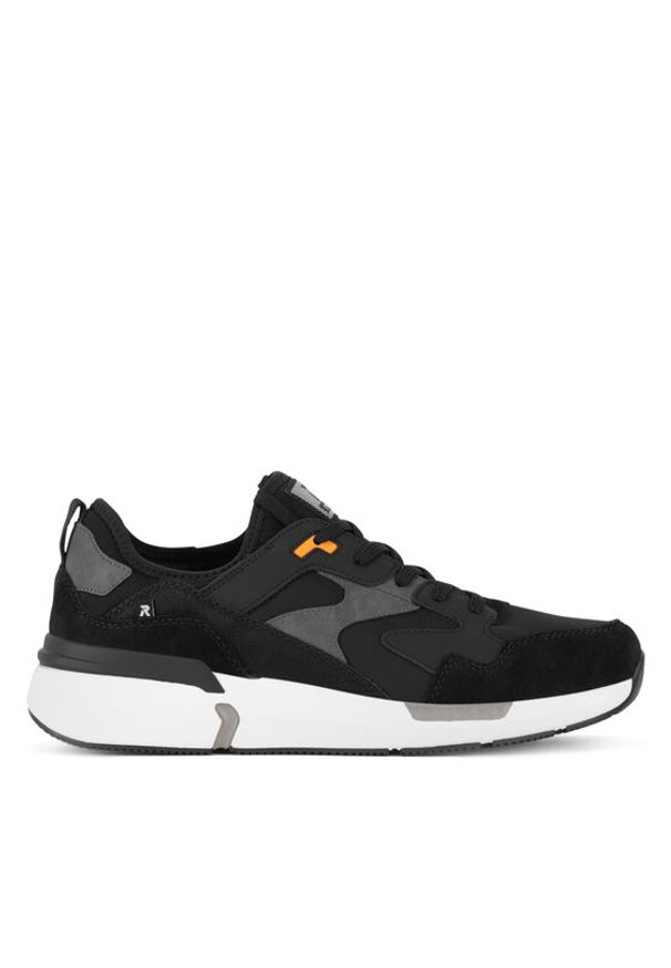 Rieker Revolution Lifestyle Sneakersy U1403-00 Czarny. Kolor: czarny. Materiał: materiał