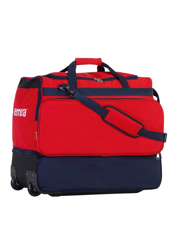 ERREA - Torba na kółkach Errea pro. Kolor: czerwony, niebieski, wielokolorowy. Styl: sportowy, wakacyjny