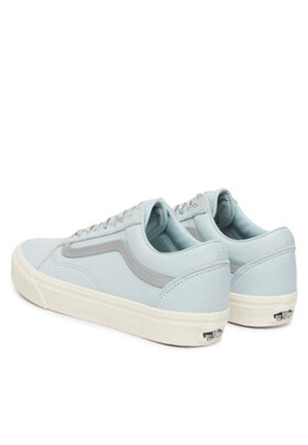 Vans Tenisówki Old Skool VN000D6WYP21 Błękitny. Kolor: niebieski. Materiał: skóra, zamsz