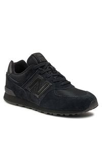 New Balance Sneakersy GC574EVE Czarny. Kolor: czarny. Materiał: zamsz, skóra. Model: New Balance 574 #2