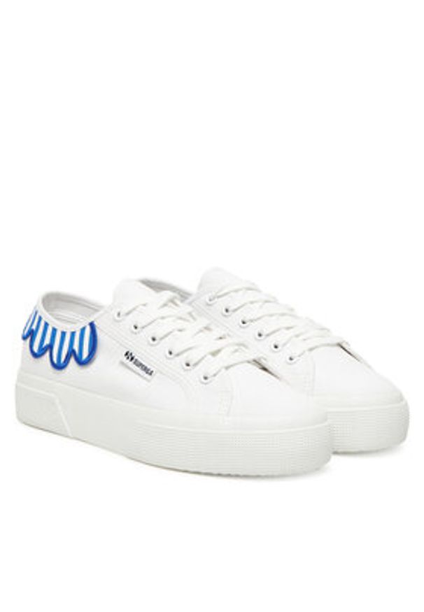 Superga Tenisówki S6135FW 3740 Biały. Kolor: biały. Materiał: materiał