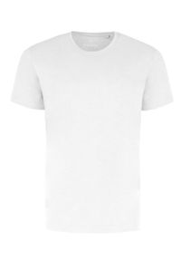 Volcano - Gładka koszulka TM-MODE. Kolor: biały. Materiał: bawełna, materiał. Długość rękawa: krótki rękaw. Długość: krótkie. Wzór: gładki. Styl: klasyczny #1