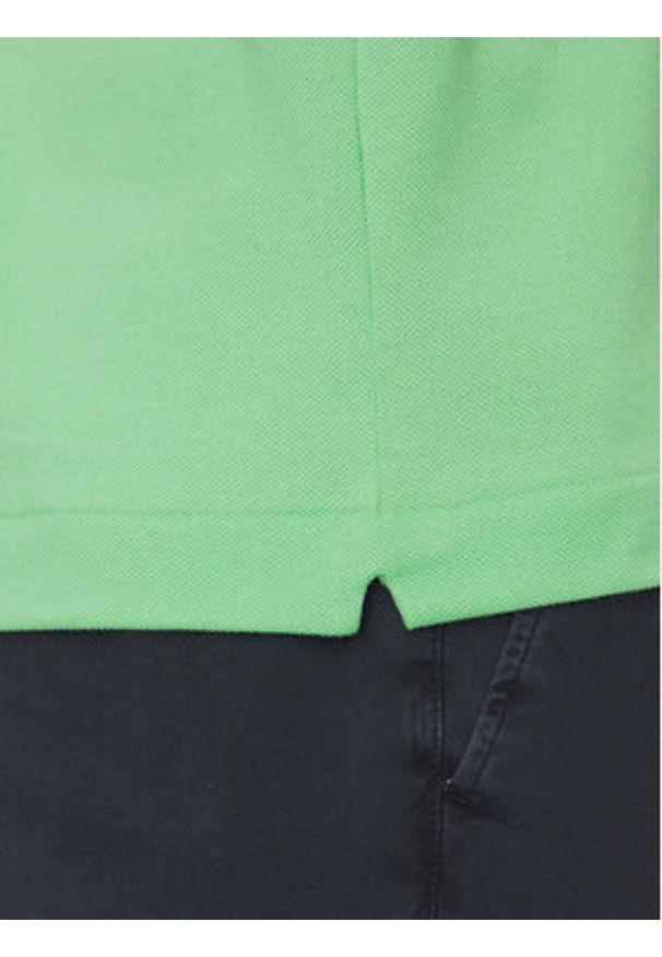 Lacoste Polo L1212 Zielony Regular Fit. Typ kołnierza: polo. Kolor: zielony. Materiał: bawełna