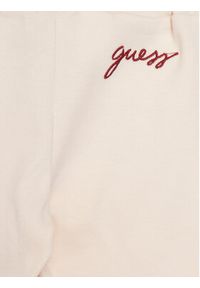 Guess Komplet dziecięcy H5YW12 KA6W4 Beżowy Regular Fit. Kolor: beżowy. Materiał: bawełna #3