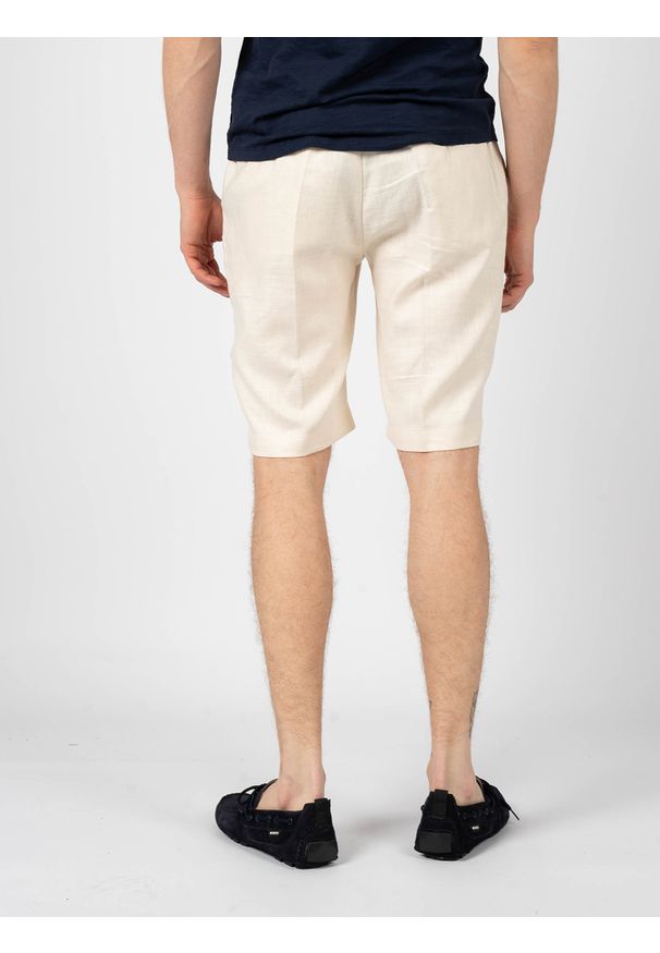Antony Morato Szorty | MMSH00145-FA800126 | Mężczyzna | Kremowy. Okazja: na co dzień. Kolor: kremowy. Materiał: wiskoza, len. Styl: casual