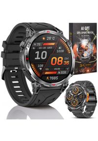 Smartwatch JG Smart SMARTWATCH MĘSKI ZEGAREK CHAT GPT GPS ROZMOWY SPORT 650mAh 2 paski MENU POL. Rodzaj zegarka: smartwatch. Styl: sportowy #1