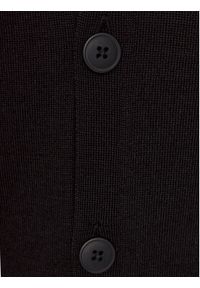 Sisley Kardigan 11BAS600J Czarny Regular Fit. Kolor: czarny. Materiał: syntetyk #4