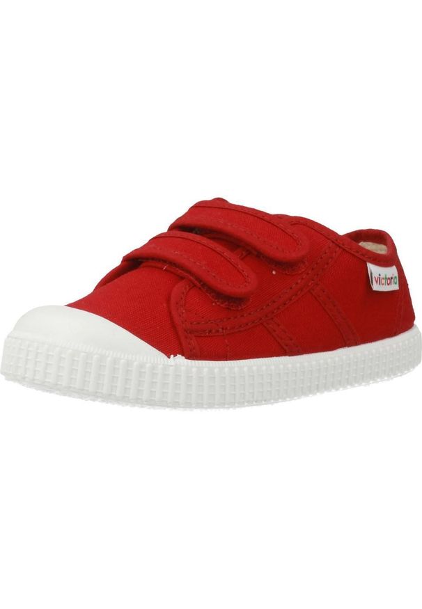 VICTORIA - Buty tenisówki dziecięce Victoria. Kolor: czerwony. Materiał: tkanina