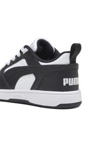 Puma - Dziecięce sneakersy Rebound V6 Lo PUMA White Black transparent. Kolor: czarny, biały, wielokolorowy. Sport: bieganie