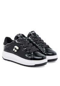 Karl Lagerfeld - KARL LAGERFELD Sneakersy KL67531 Czarny. Kolor: czarny. Materiał: skóra