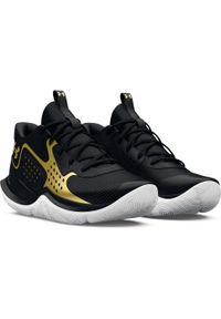 Buty do koszykówki Under Armour Jet '23. Kolor: szary, wielokolorowy, żółty. Styl: sportowy. Sport: koszykówka
