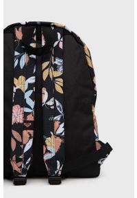 Roxy Plecak damski kolor czarny duży wzorzysty. Kolor: czarny. Materiał: poliester #3