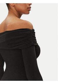 only - ONLY Bluzka Glamour 15339759 Czarny Slim Fit. Kolor: czarny. Materiał: wiskoza, syntetyk. Styl: glamour #3