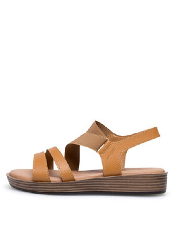 Lasocki Sandały WFA2720-4Z Brązowy. Kolor: brązowy. Materiał: materiał