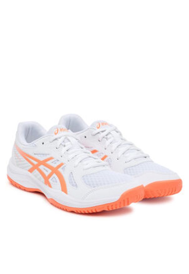 Asics Buty halowe Upcourt 6 1072A107 Biały. Kolor: biały. Materiał: materiał