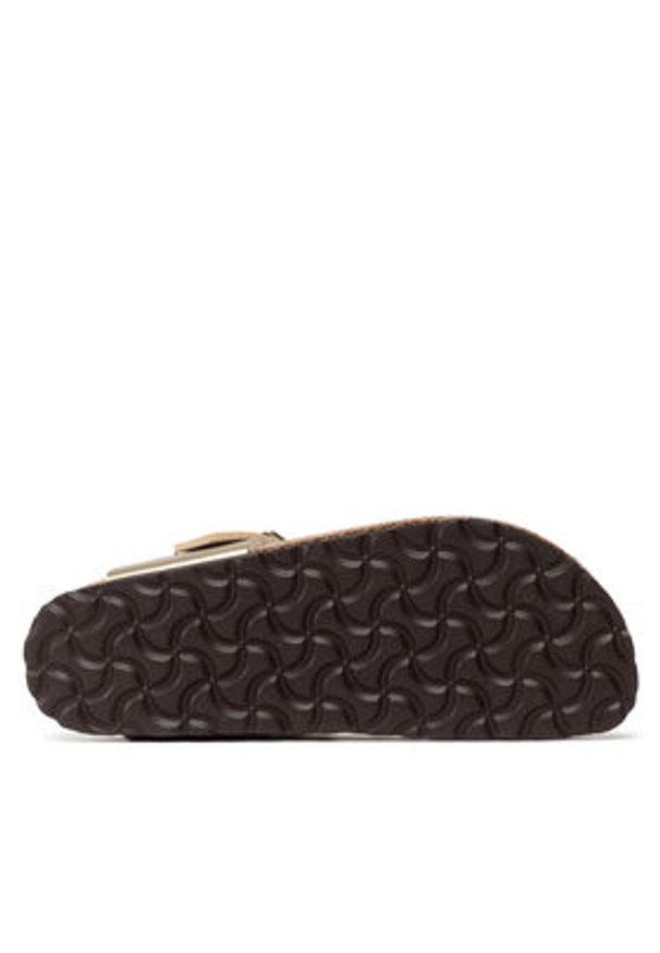 Birkenstock Japonki Gizeh Bs 1016109 Złoty. Kolor: złoty. Materiał: skóra