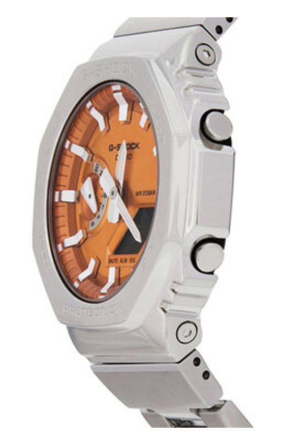 G-Shock Zegarek G-Steel GM-2110D-4AER Srebrny. Kolor: srebrny
