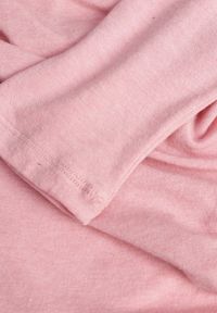 Renee - Różowa Marszczona Bluzka z Bawełną i Dekoltem w Łódkę Orinlia. Typ kołnierza: dekolt w łódkę. Kolor: różowy. Materiał: bawełna. Styl: elegancki #7