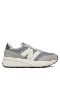 New Balance Sneakersy GS370AH Szary. Kolor: szary. Materiał: zamsz, skóra