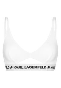 Karl Lagerfeld - KARL LAGERFELD Biustonosz braletka A1W47006 Biały. Kolor: biały. Materiał: lyocell #6