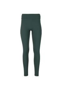 Damskie legginsy Athlecia Luxe. Kolor: zielony. Materiał: materiał. Sport: fitness