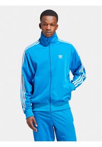Adidas - adidas Bluza adicolor Classics IJ7059 Niebieski Loose Fit. Kolor: niebieski. Materiał: syntetyk #1